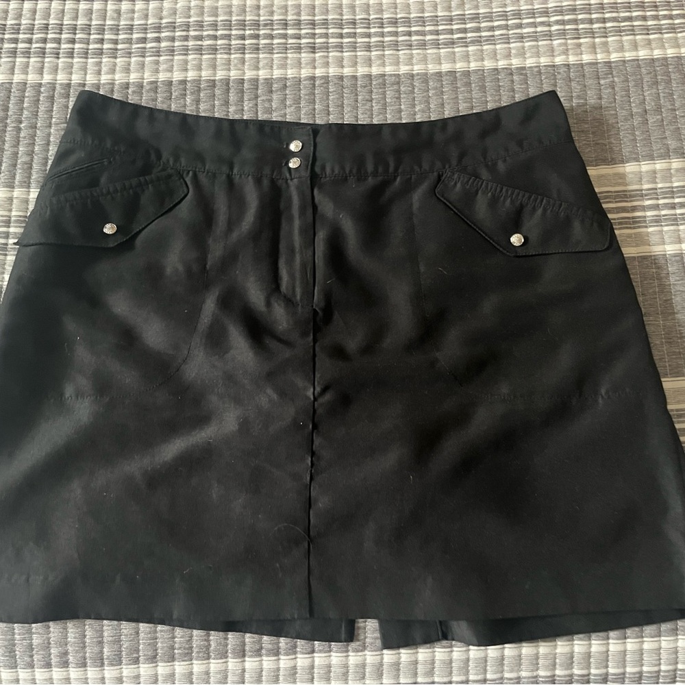 Izod Black Mini Skirt Casual Workwear